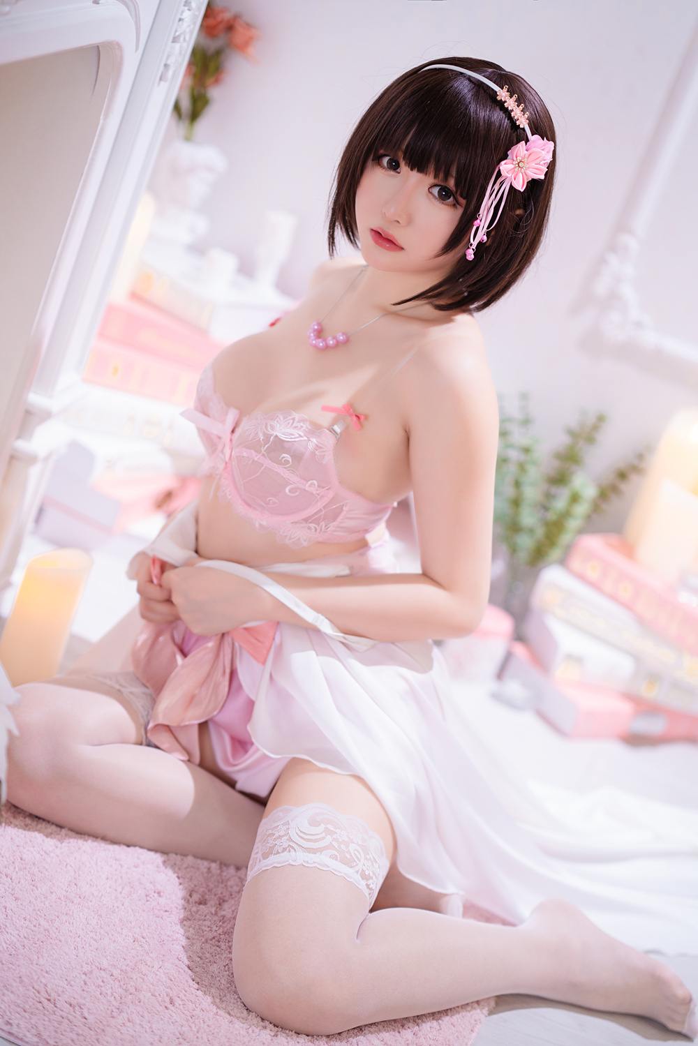 星之迟迟 – 加藤惠 特典礼服 [100P281M]
